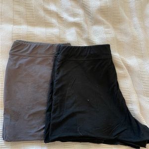 Lunya Cool Cotton Pajama Shorts - set of 2 sz small